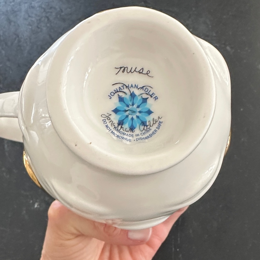 New and never used Jonathan Adler Gilded Gala Mug - Picture 3 of 3